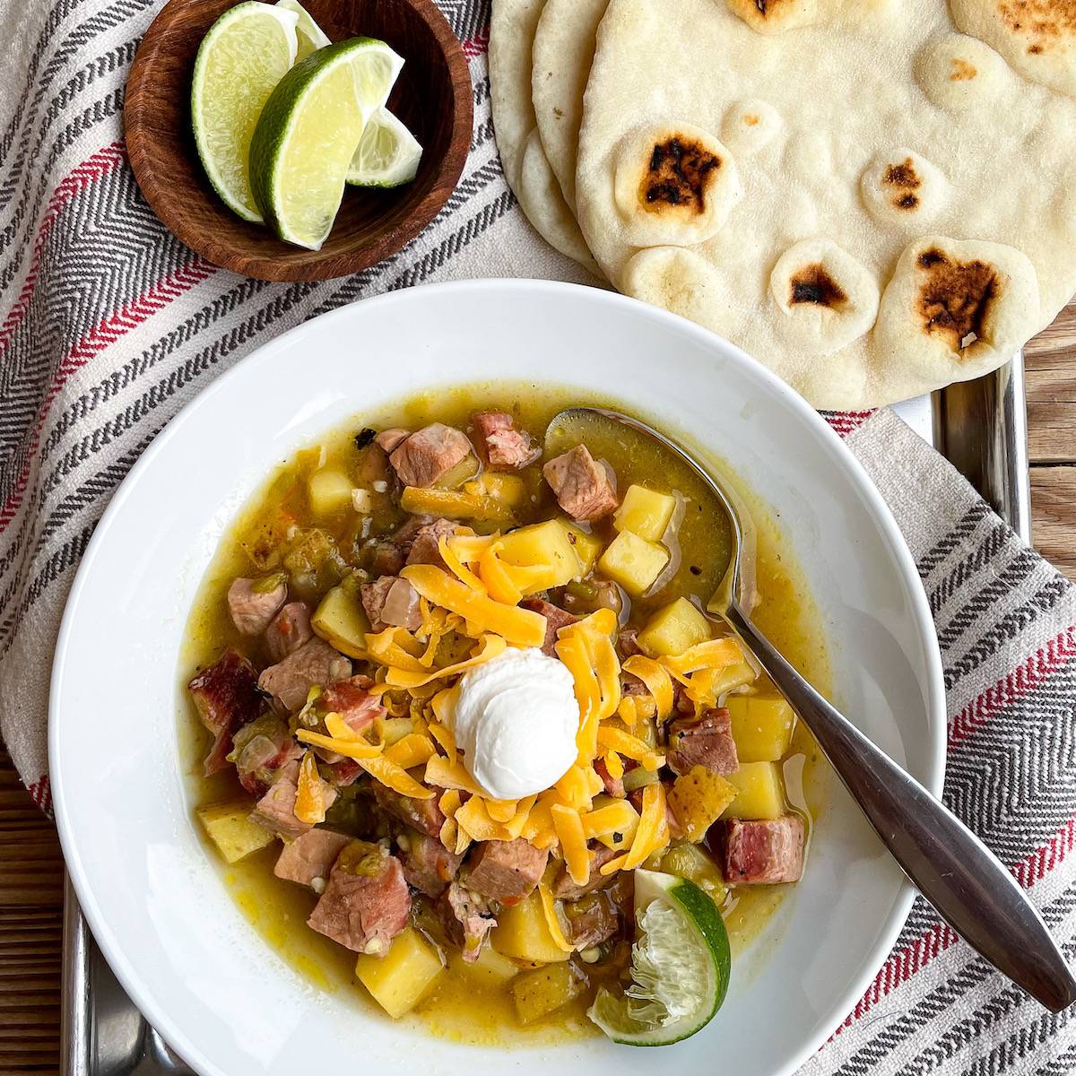 Green Chile Stew with Smoked Pork (updated)